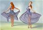Art from PoseSpace.com 'Irina dancing in sheer skirt'