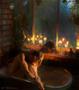 Art from PoseSpace.com Candle lit Bath