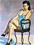 Art from PoseSpace.com Femme Assise (Sitting Woman)
